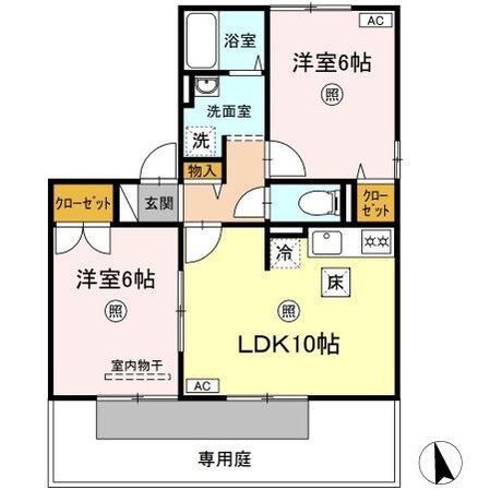 ミキカメディアマンション　Ａ棟の物件間取画像